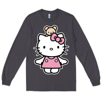 Smoke kitty Long Sleeve Tee - linhVisuals