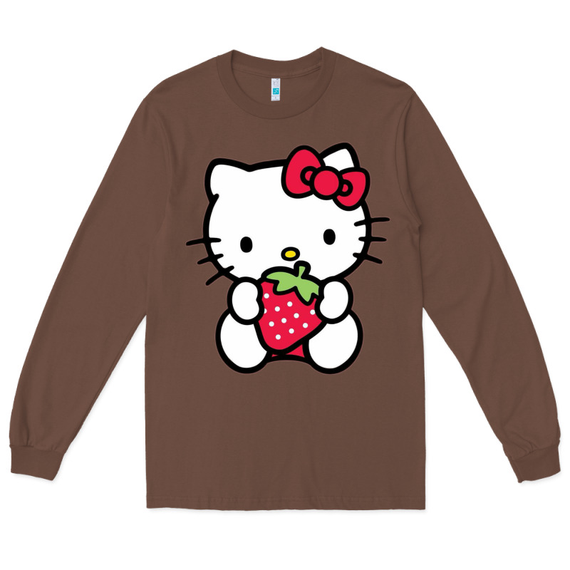 Kitty Long Sleeve Tee by linhVisuals | Teevron