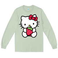 Matcha kitty Long Sleeve Tee - linhVisuals