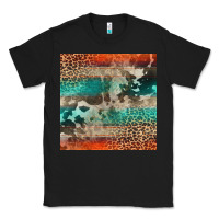 Black Leopard Cowhide Pattern Classic Tee - CowCowDesign