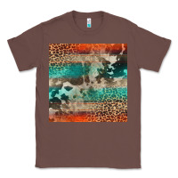 Chestnut Leopard Cowhide Pattern Classic Tee - CowCowDesign