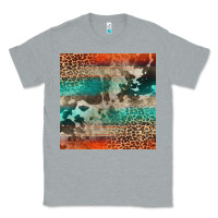 Heather Grey Leopard Cowhide Pattern Classic Tee - CowCowDesign