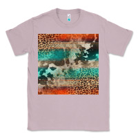 Lilac Leopard Cowhide Pattern Classic Tee - CowCowDesign