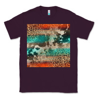 Plum Leopard Cowhide Pattern Classic Tee - CowCowDesign