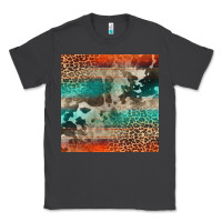 Smoke Leopard Cowhide Pattern Classic Tee - CowCowDesign