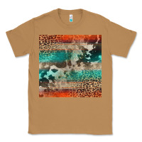 Toasted Coconut Leopard Cowhide Pattern Classic Tee - CowCowDesign