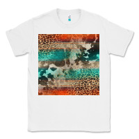 White Leopard Cowhide Pattern Classic Tee - CowCowDesign