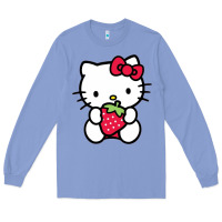 Colony Blue kitty Long Sleeve Tee - linhVisuals