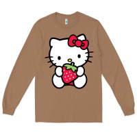 Toasted Coconut kitty Long Sleeve Tee - linhVisuals