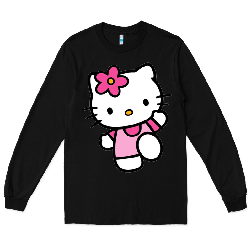 Kitty Long Sleeve Tee by linhVisuals | Teevron