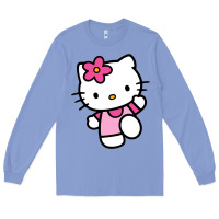 Colony Blue kitty Long Sleeve Tee - linhVisuals