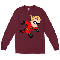 Burgundy incredibles Long Sleeve Tee - linhVisuals