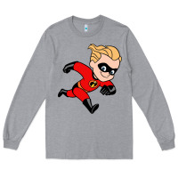 Heather Grey incredibles Long Sleeve Tee - linhVisuals