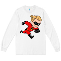 White incredibles Long Sleeve Tee - linhVisuals