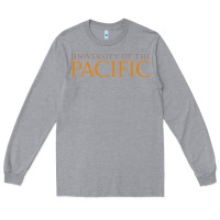 Heather Grey The university of the pacific Long Sleeve Tee - linhVisuals