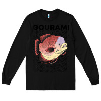 Black giant gourami fish 80's monster fish keeper tropical fish t shirt Long Sleeve Tee - linhVisuals