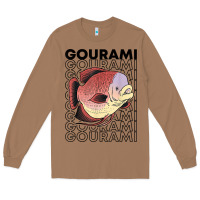 Toasted Coconut giant gourami fish 80's monster fish keeper tropical fish t shirt Long Sleeve Tee - linhVisuals