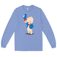 Colony Blue porky pig Long Sleeve Tee - linhVisuals