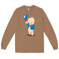Toasted Coconut porky pig Long Sleeve Tee - linhVisuals