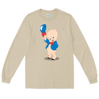 Mushroom porky pig Long Sleeve Tee - linhVisuals