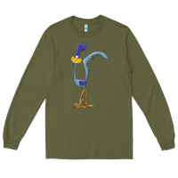 Army Green road runner Long Sleeve Tee - linhVisuals