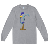 Heather Grey road runner Long Sleeve Tee - linhVisuals