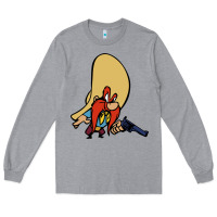 Heather Grey sam yosemite Long Sleeve Tee - linhVisuals