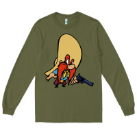 Army Green sam yosemite Long Sleeve Tee - linhVisuals