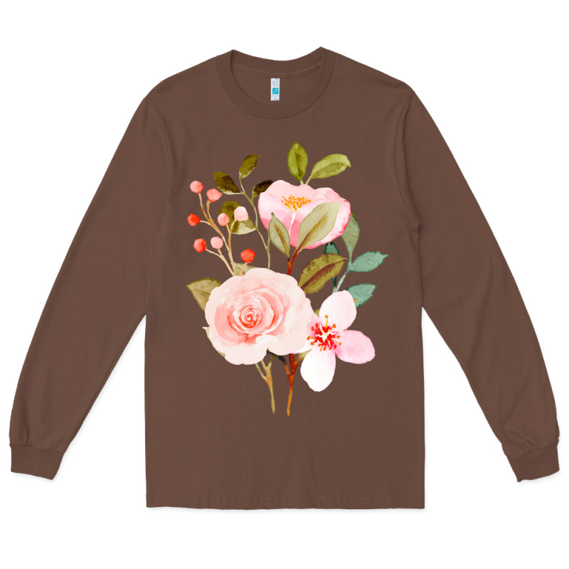 Bouquet Floral Long Sleeve Tee by linhVisuals | Teevron