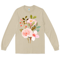 Mushroom Bouquet Floral Long Sleeve Tee - linhVisuals