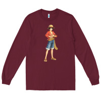 Burgundy one piece Long Sleeve Tee - linhVisuals
