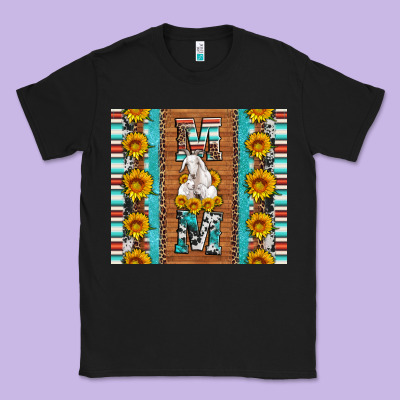Goat Family Mom Sunflowers Serape Leopard Cowhide Tumbler Classic Tee Designed By Artiststas