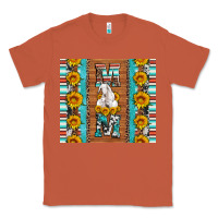 Copper goat family mom sunflowers serape leopard cowhide tumbler Classic Tee - Artiststas