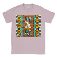 Lilac goat family mom sunflowers serape leopard cowhide tumbler Classic Tee - Artiststas
