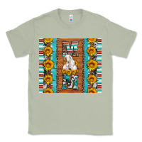 Matcha goat family mom sunflowers serape leopard cowhide tumbler Classic Tee - Artiststas