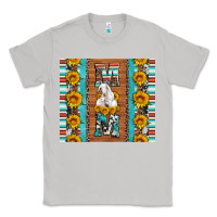 Moon Dust goat family mom sunflowers serape leopard cowhide tumbler Classic Tee - Artiststas