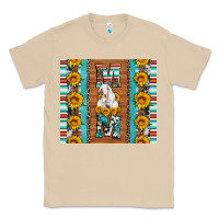 Mushroom goat family mom sunflowers serape leopard cowhide tumbler Classic Tee - Artiststas