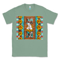 Sage goat family mom sunflowers serape leopard cowhide tumbler Classic Tee - Artiststas