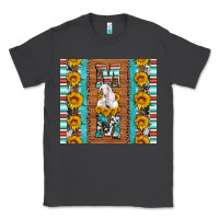 Smoke goat family mom sunflowers serape leopard cowhide tumbler Classic Tee - Artiststas