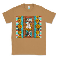 Toasted Coconut goat family mom sunflowers serape leopard cowhide tumbler Classic Tee - Artiststas