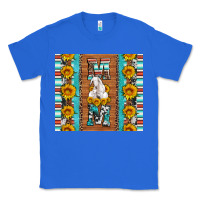 True Royal goat family mom sunflowers serape leopard cowhide tumbler Classic Tee - Artiststas