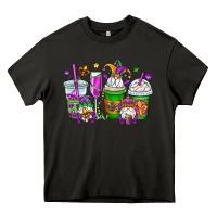 Asphalt mardi gras gnomes coffee cups Heavy Core Tee - OliviaCreatesArt