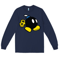 Navy bomb Long Sleeve Tee - linhVisuals