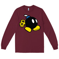 Burgundy bomb Long Sleeve Tee - linhVisuals