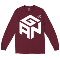 Burgundy Gancube Long Sleeve Tee - linhVisuals