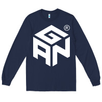 Navy Gancube Long Sleeve Tee - linhVisuals