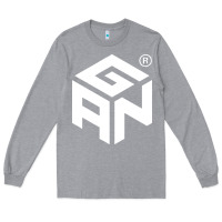Heather Grey Gancube Long Sleeve Tee - linhVisuals