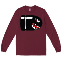 Burgundy bullet bill Long Sleeve Tee - linhVisuals