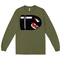 Army Green bullet bill Long Sleeve Tee - linhVisuals