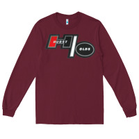 Burgundy Hurst Old Long Sleeve Tee - linhVisuals